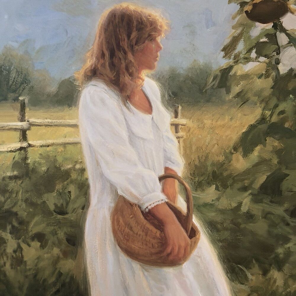 Robert Duncan Evening Light 1988 Poster Print Offset Lithograph 19.5x25” - Picture 4 of 12